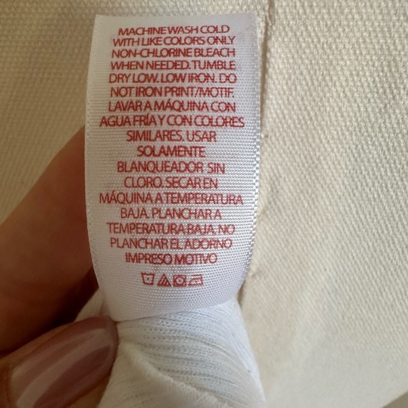 White Ribbed Cap Sleeve Shirt- Large - Picture 5 of 5